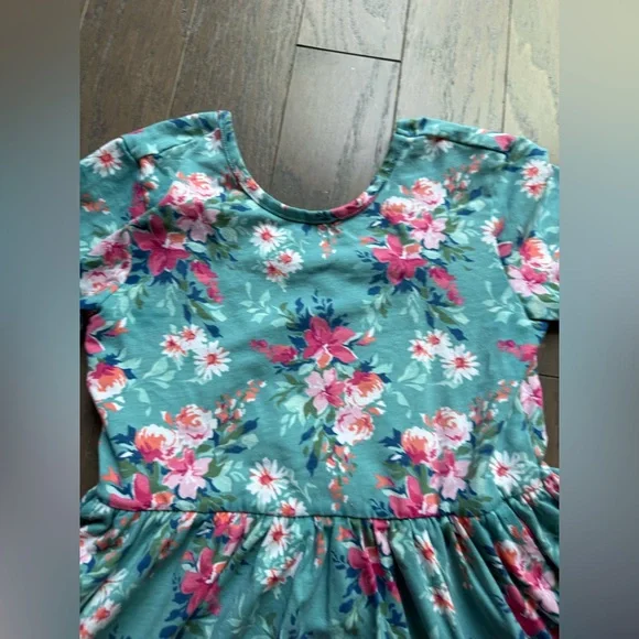 Ruffle Butts Twirl Dress Fancy Me Floral girls size 8 spring summer flowers bow - Picture 12 of 14